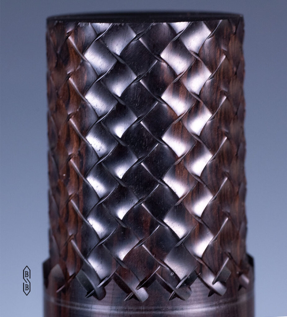 African Blackwood Basket Weave